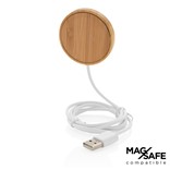 10W BAMBOO MAGNETIC WIRELESS CHARGER
