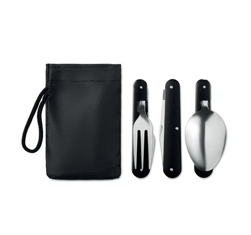 3 SERVICE - CAMPING SS CUTLERY SET