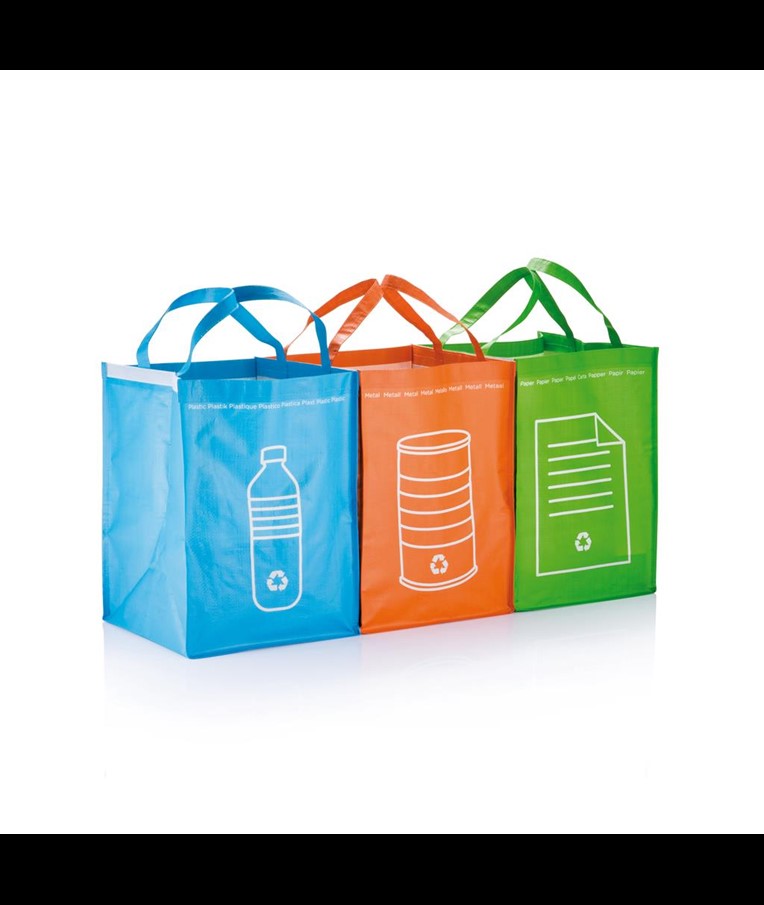 3PCS RECYCLE WASTE BAGS