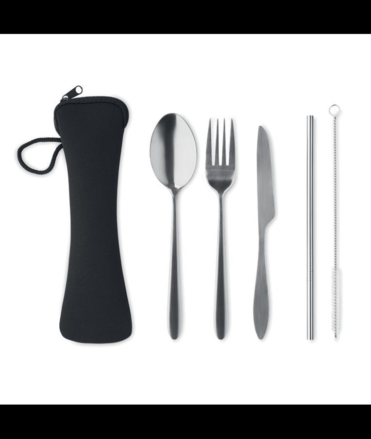 5 SERVICE - SET CUBIERTOS ACERO INOXIDABLE