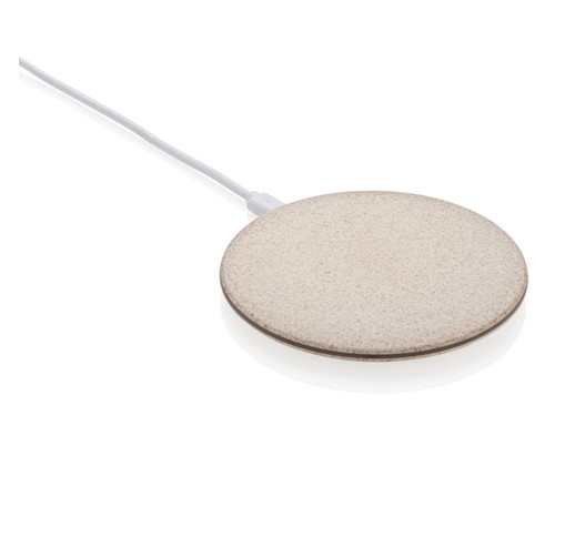 5W WHEAT STRAW WIRELESS CHARGER