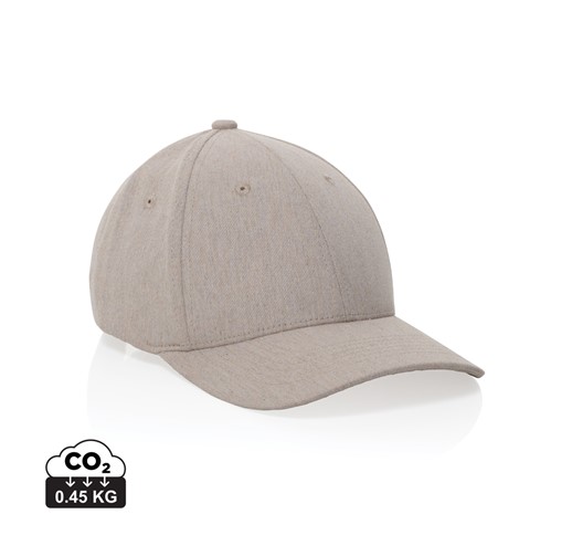 6-PANEL-HEATHER-KAPPE MILO AWARE™ RECYCELT 200G