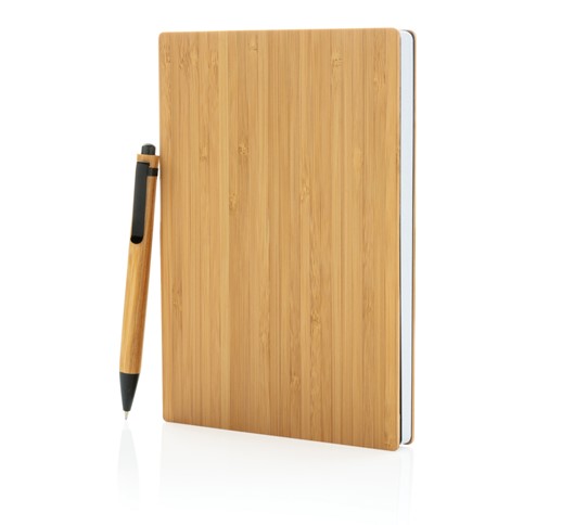 A5 BAMBOO NOTEBOOK & PEN SET