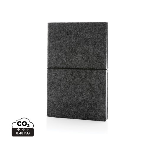 A5 SOFTCOVER NOTEBOOK GRS FELT
