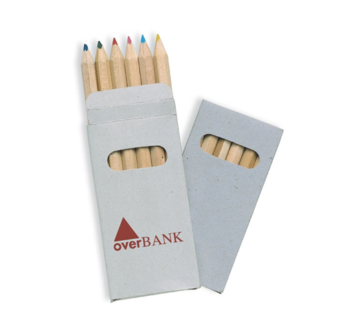 ABIGAIL - 6 LÁPICES DE COLORES EN CAJA