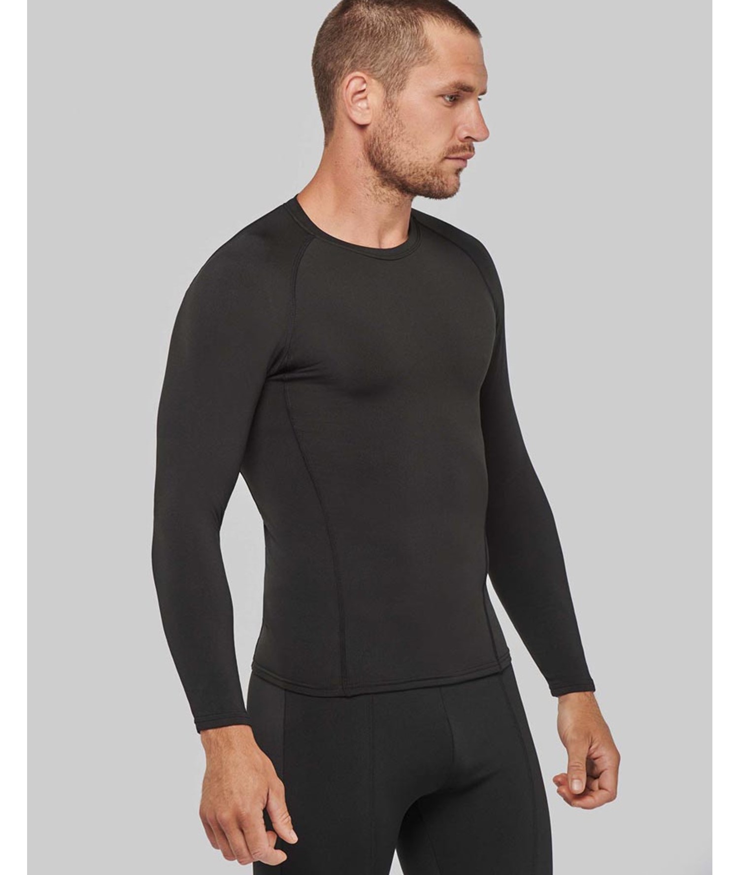 ADULTS' LONG-SLEEVED BASE LAYER SPORTS T-SHIRT