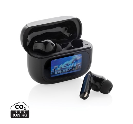 AIRTUNE RCS RECYCLED PLASTIC ANC EARBUDS WITH TOUCH SCREEN