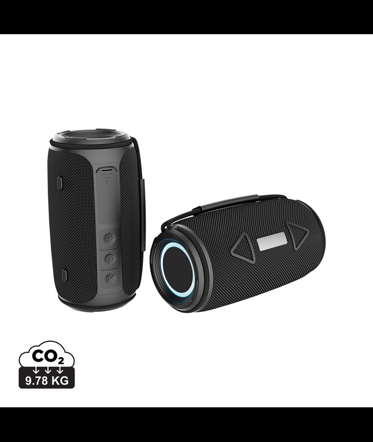 ALTAVOZ PRISMA RCS DE 16 W RESISTENTE AL AGUA, DE PLÁSTICO RECICLADO IPX4