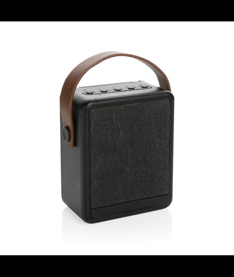 ALTAVOZ SOLAR 12W PLÁSTICO RECICLADO RCS SKYWAVE