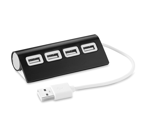 ALUHUB - 4 PORT USB HUB 