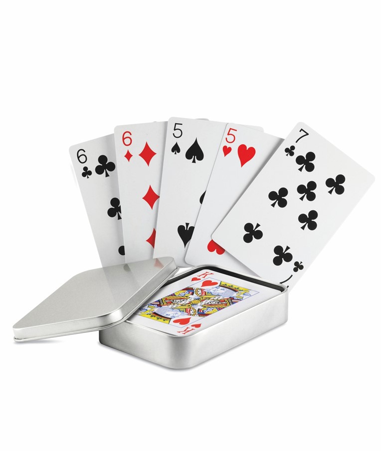 AMIGO - PLAYING CARDS IN TIN BOX 