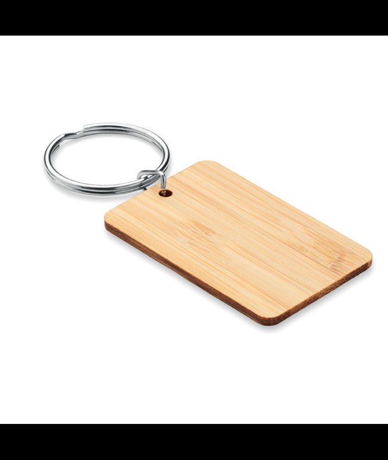ANGLEBOO-LLAVERO DE BAMBÚ