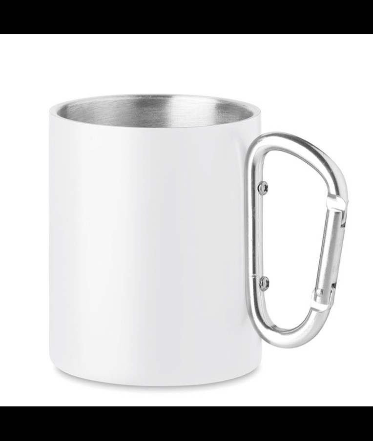 AROM - TAZA DE METAL Y MOSQUETÓN
