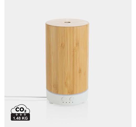 AROMADIFFUSOR AUS RCS RECYCELTEM KUNSTSTOFF UND BAMBUS