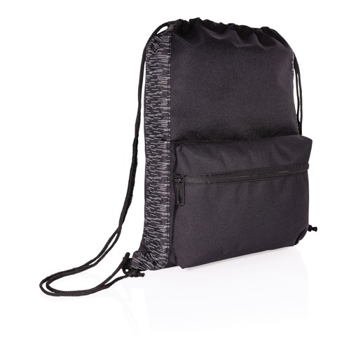 AWARE™ RPET REFLECTIVE DRAWSTRING BACKPACK