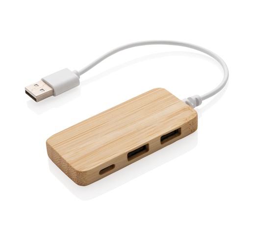 BAMBOO HUB WITH TYPE-C
