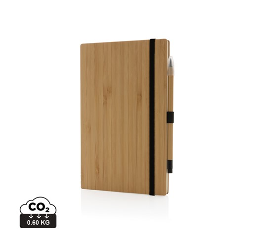 BAMBOO NOTEBOOK AND INFINITY PENCIL SET