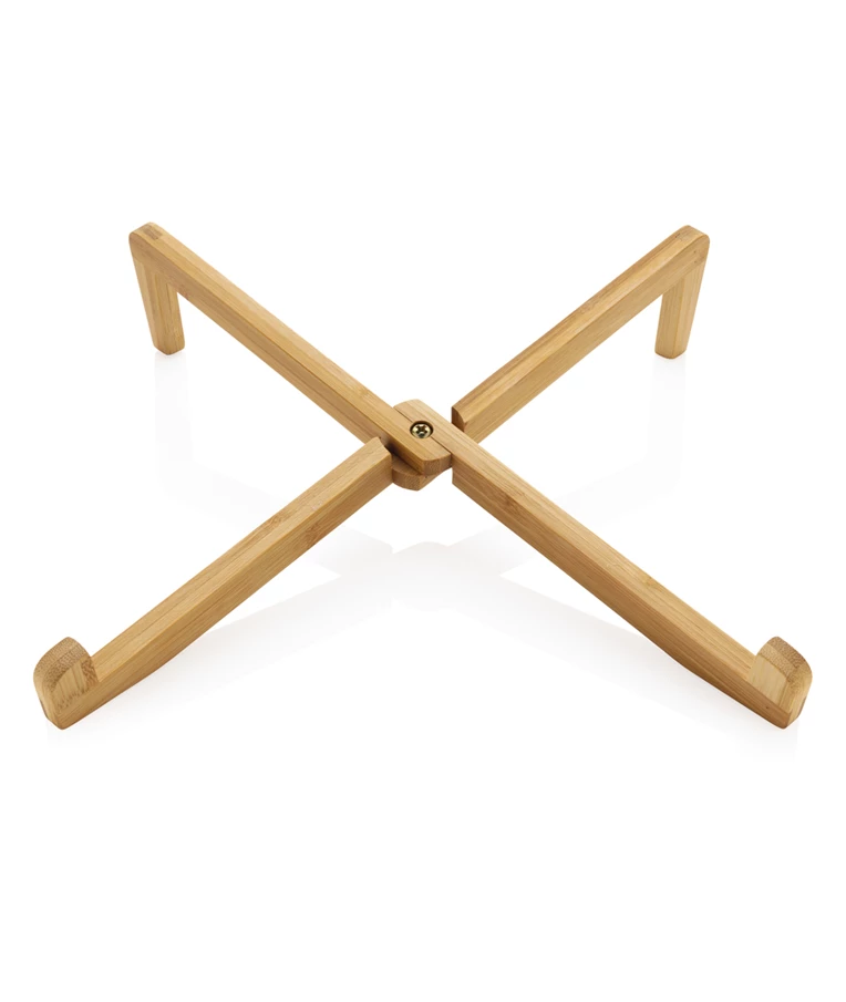 Bamboo portable on sale laptop table