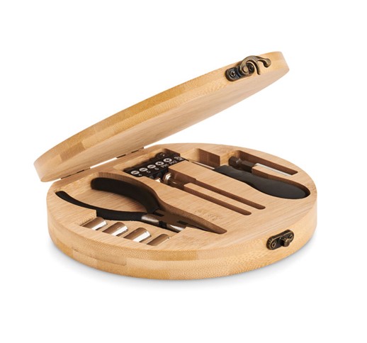 BARTLETT - 15 PIECE TOOL SET BAMBOO CASE