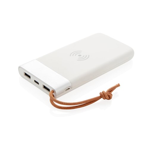 BATERÍA EXTERNA ARIA 8.000 MAH CON CARGA INALÁMBRICA 5W