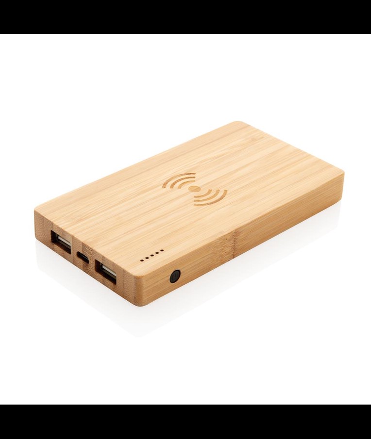 BATERÍA EXTERNA BAMBÚ 4.000 MAH INALÁMBRICA 5W