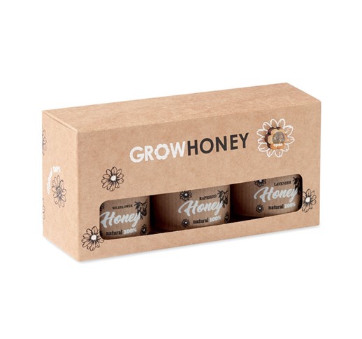 BEEBEE SET - SET OF 3 WILDFLOWER HONEY
