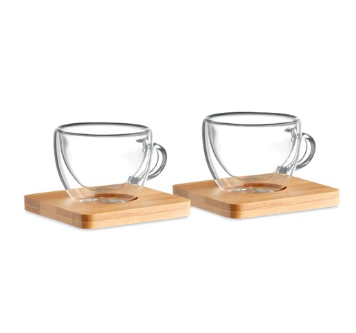 BELIZE - JUEGO DE 2 TAZAS CAFÉ