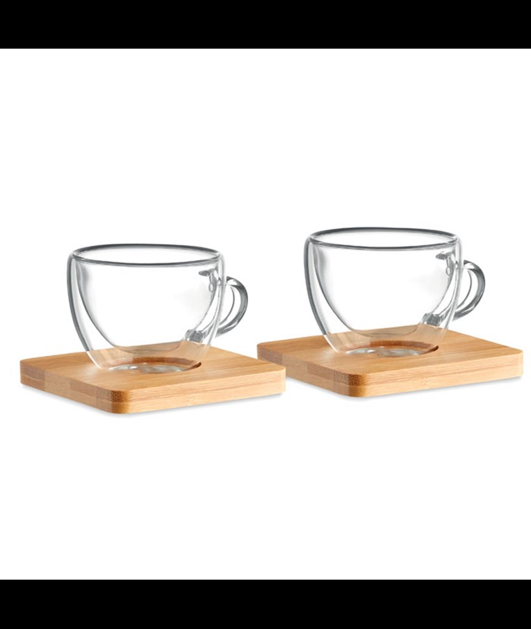 BELIZE - JUEGO DE 2 TAZAS CAFÉ