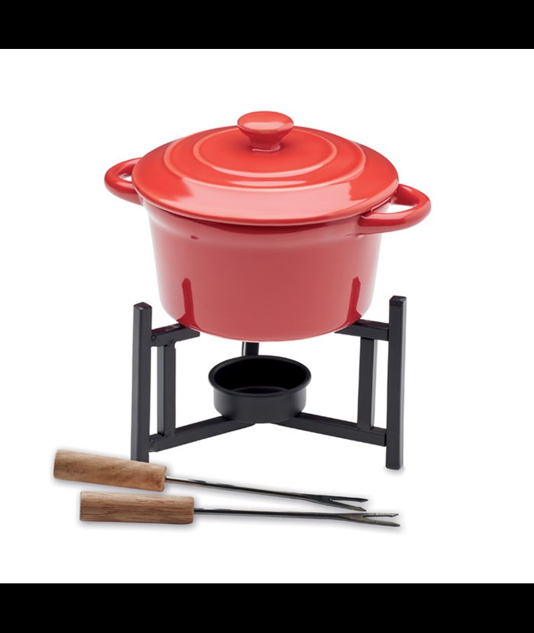 BIG KASE - KERAMIČKI SET ZA FONDUE 300 ML
