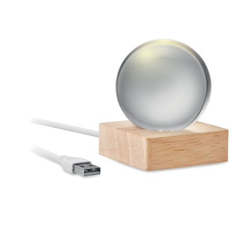 BOLA DE CRISTAL LED LIGHT