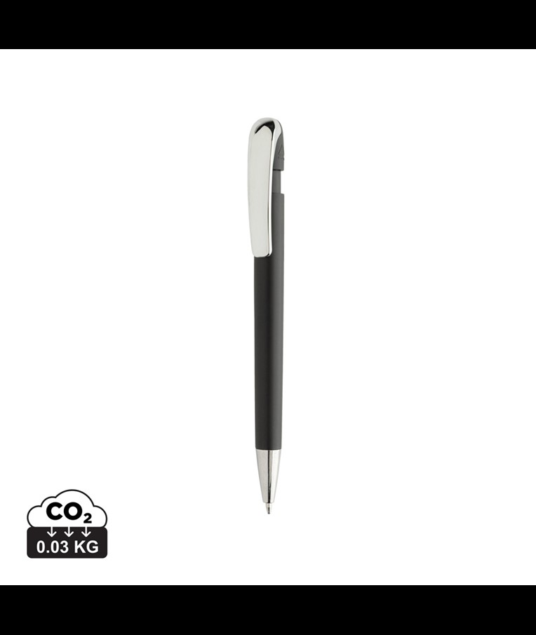 BOLÍGRAFO CON CLIP METÁLICO R-ABS CERTIFICACIÓN GLIDE GRS