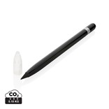 BOLÍGRAFO SIN TINTA DE ALUMINIO CON GOMA