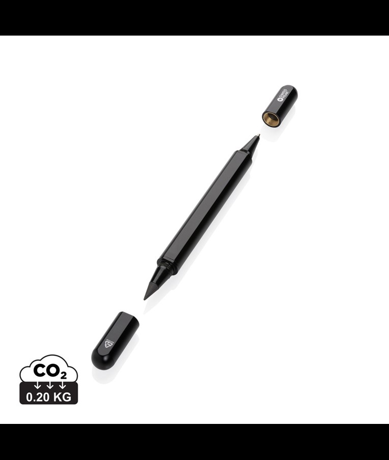 BOLÍGRAFO SWISS PEAK STORM RCS DE DOBLE PUNTA DE ALUMINIO