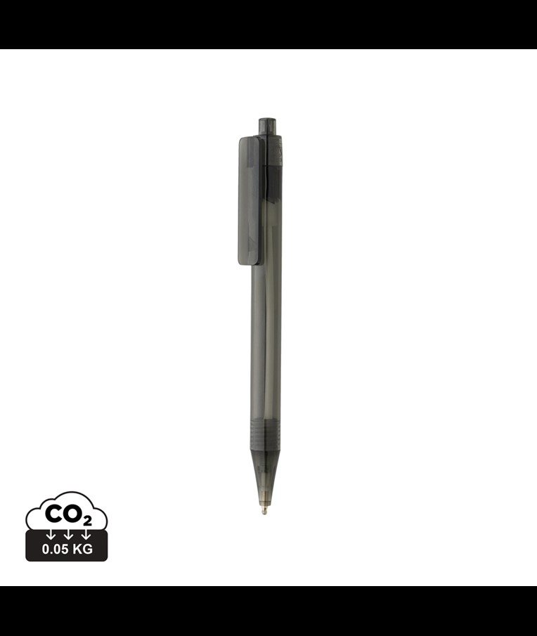 BOLÍGRAFO X8 TRANSPARENTE GRS RPET