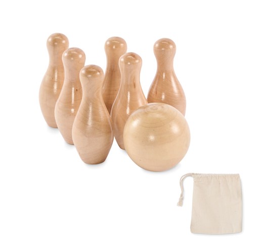 BOLITO - MINI-BOWLINGSET AUS KIEFERNHOLZ