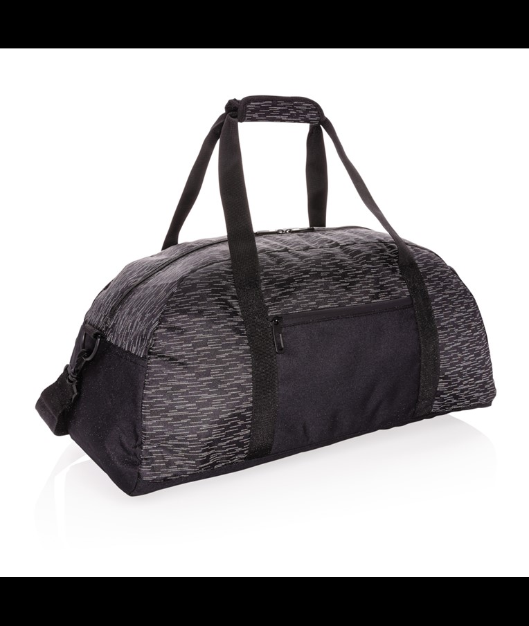 BOLSA DE FIN DE SEMANA REFLECTANTE RPET CON TRAZADOR AWARE ™