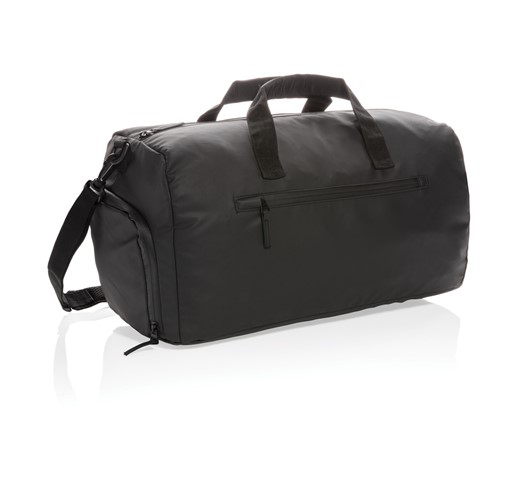 BOLSA FASHION DE FIN DE SEMANA NEGRA SIN PVC