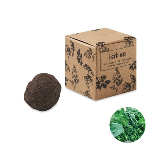 BOMBI III-HERB SEED BOMB IN CARTON BOX