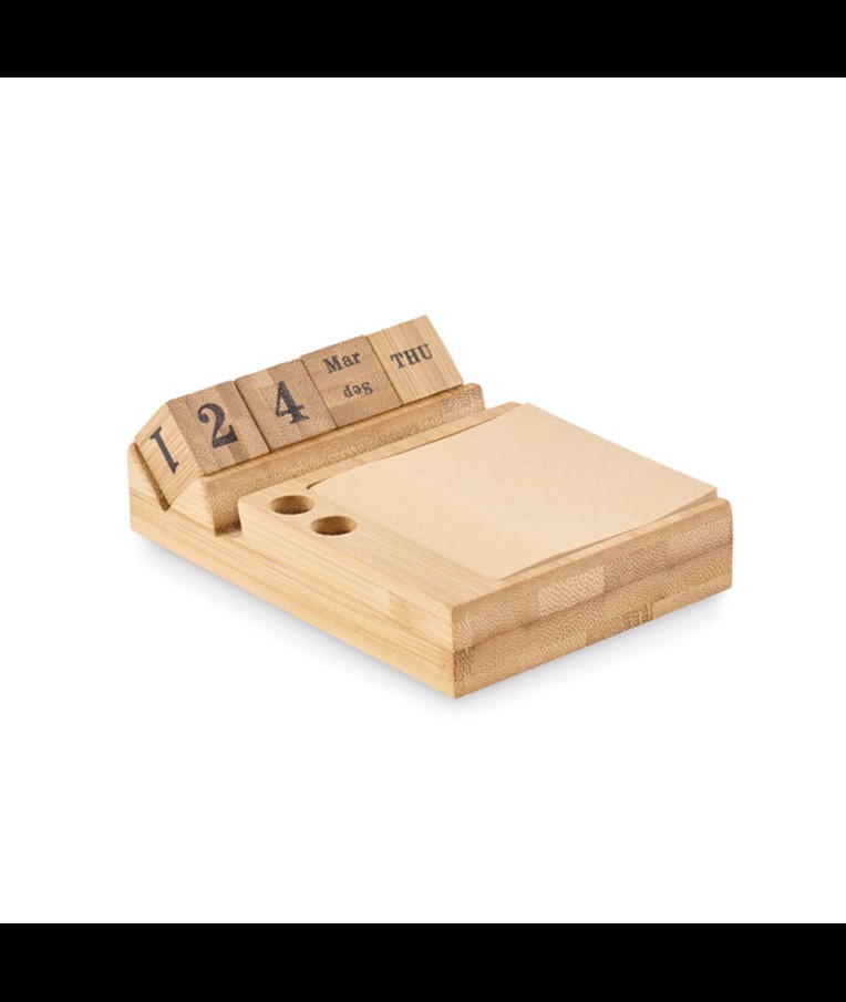 BOOTOP - CALENDARIO DE ESCRITORIO DE BAMBÚ