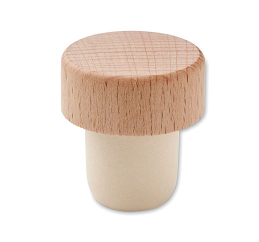 BOPPER - TAPÓN PARA BOTELLA DE MADERA DE HAYA