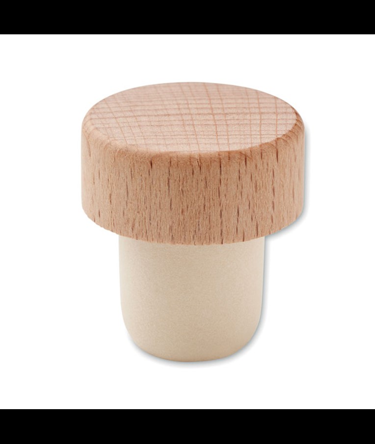 BOPPER - TAPÓN PARA BOTELLA DE MADERA DE HAYA