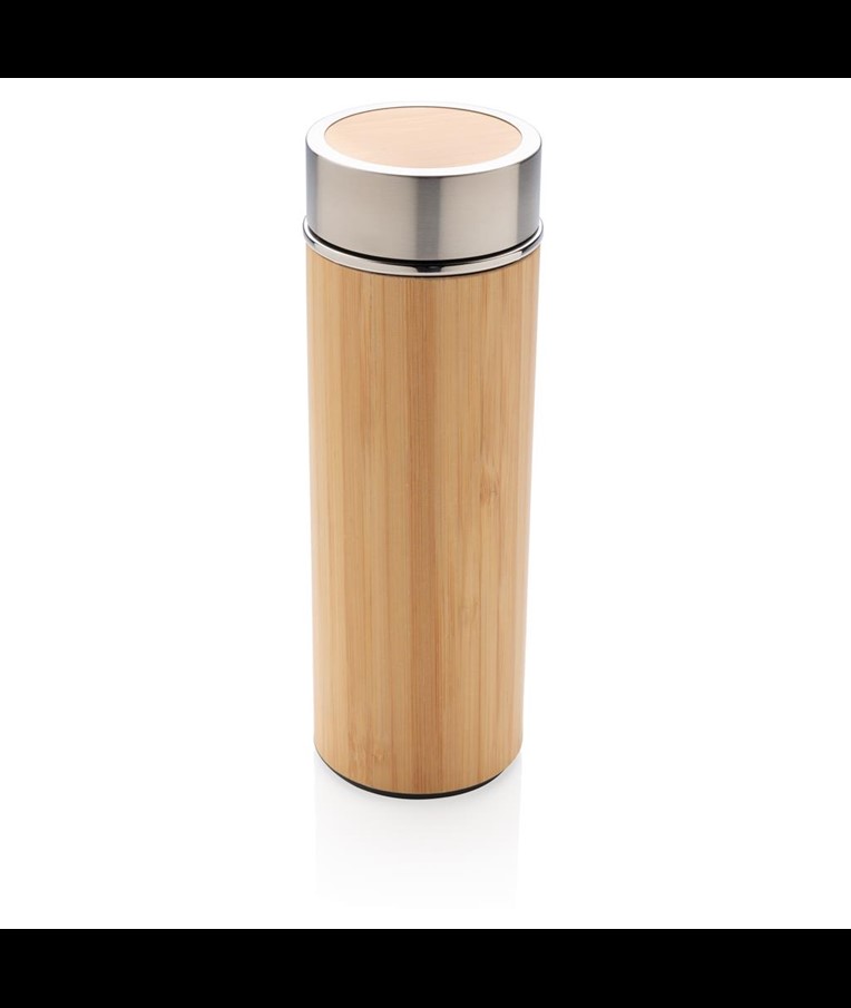 BOTELLA AL VACÍO ANTIGOTEO DE BAMBÚ