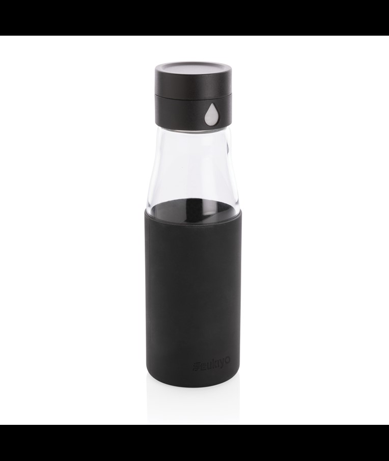 BOTELLA DE HIDRATACIÓN DE VIDRIO UKIYO CON FUNDA