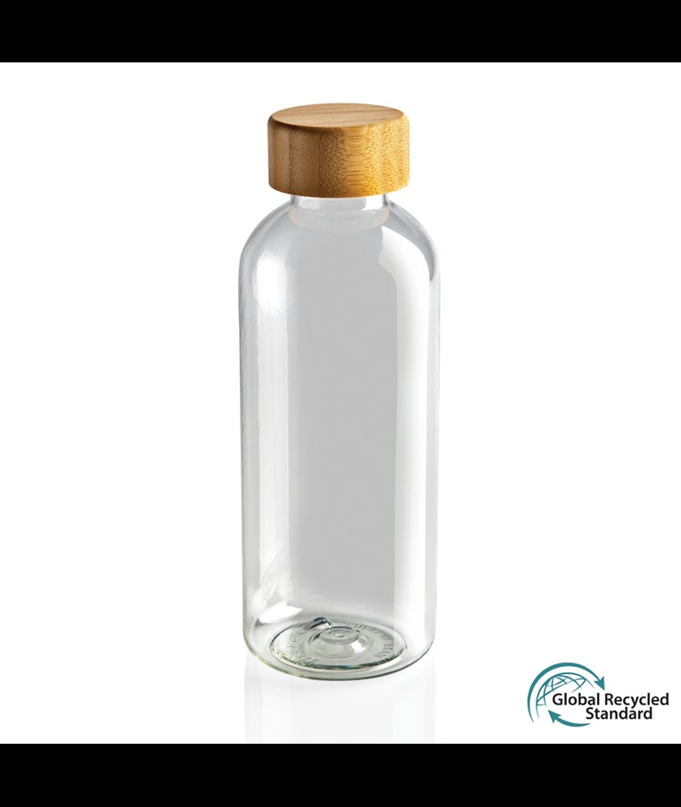 BOTELLA GRS RPET CON TAPA DE BAMBÚ