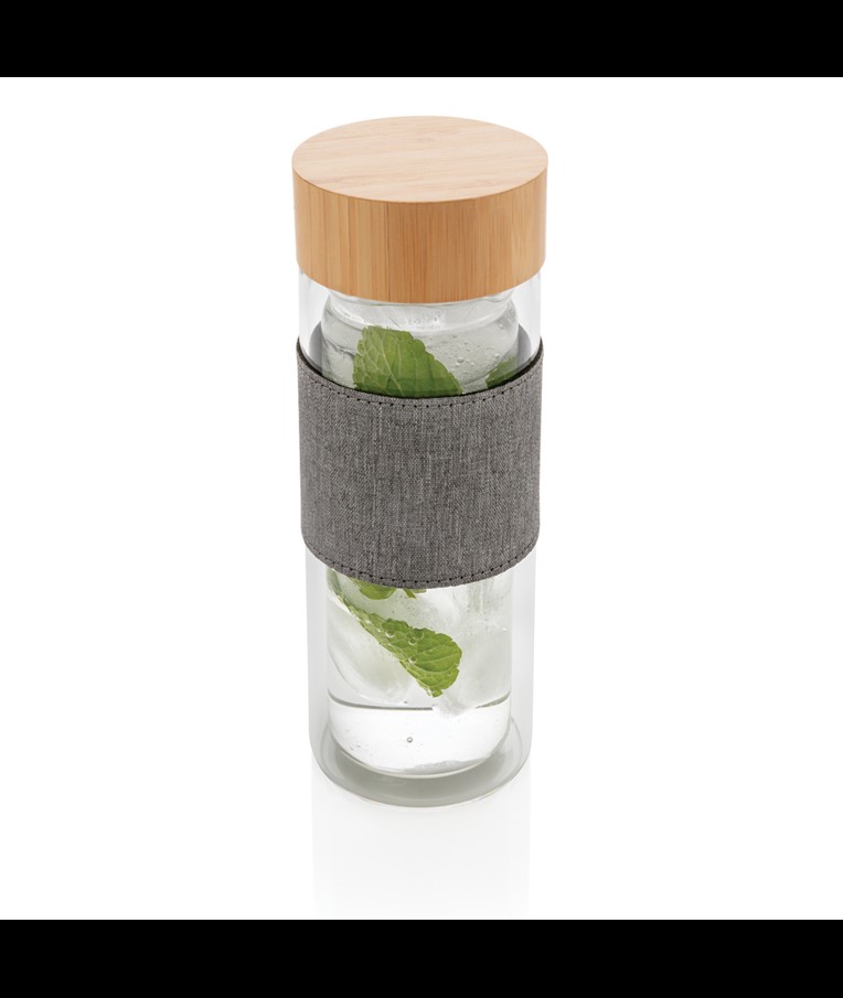 BOTELLA IMPACT DE VIDRIO DE BOROSILICATO DE DOBLE PARED