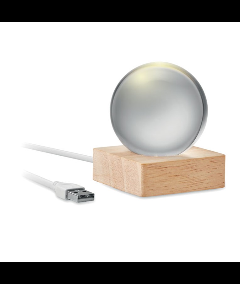 BOULE DE VERRE LED LIGHT