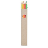 BOWY - 4 LÁPICES DE COLORES EN CAJA