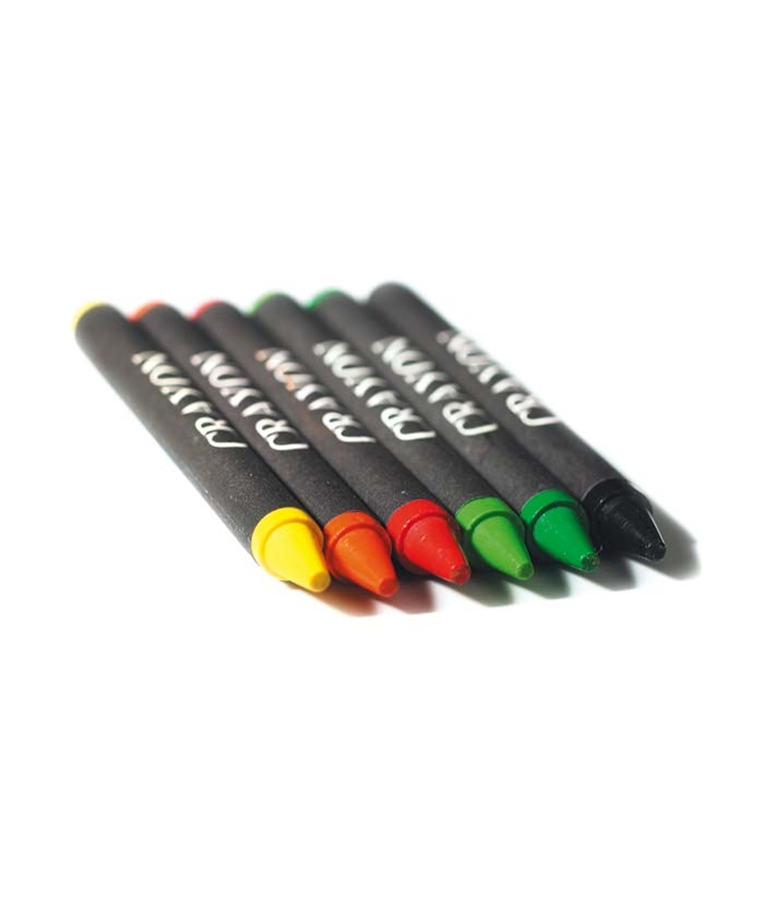 BRABO - ESTUCHE 6 LÁPICES DE CERA