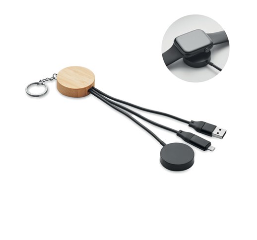 BULE - SCHLÜSSELANHÄNGER MIT 4-IN-1-60-W-KABEL