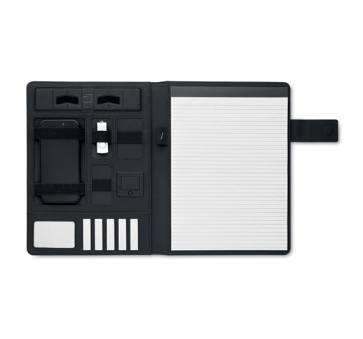 BURGUS - CARPETA A4 Y CARGADOR INALÁMBRICO